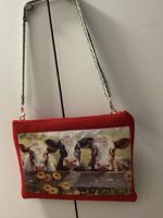 Filztasche mit Kühen