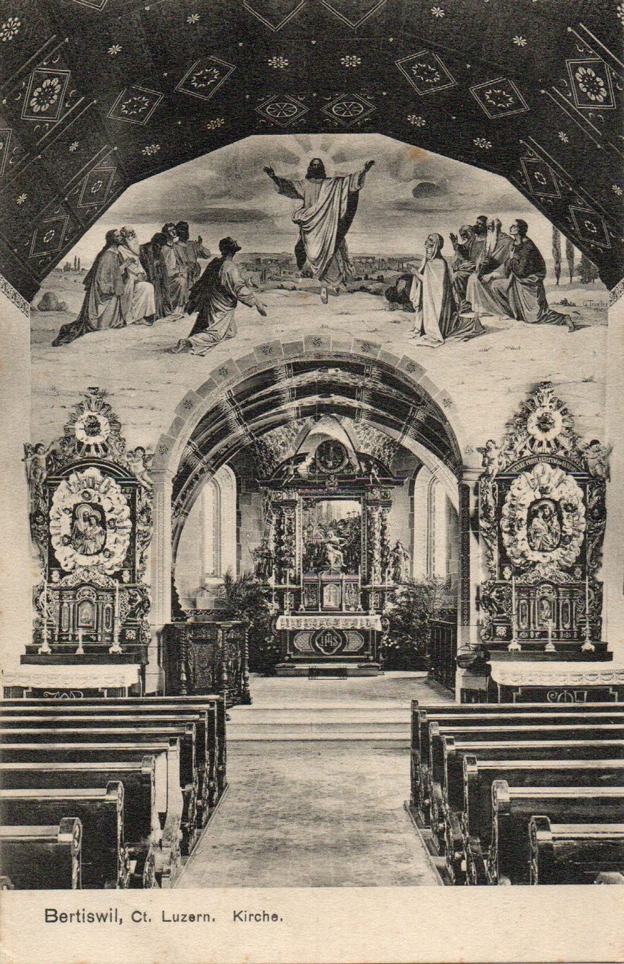 Cartoline postali: Bertiswil - Kirche – Usato da Melano venduto da pisonsdro