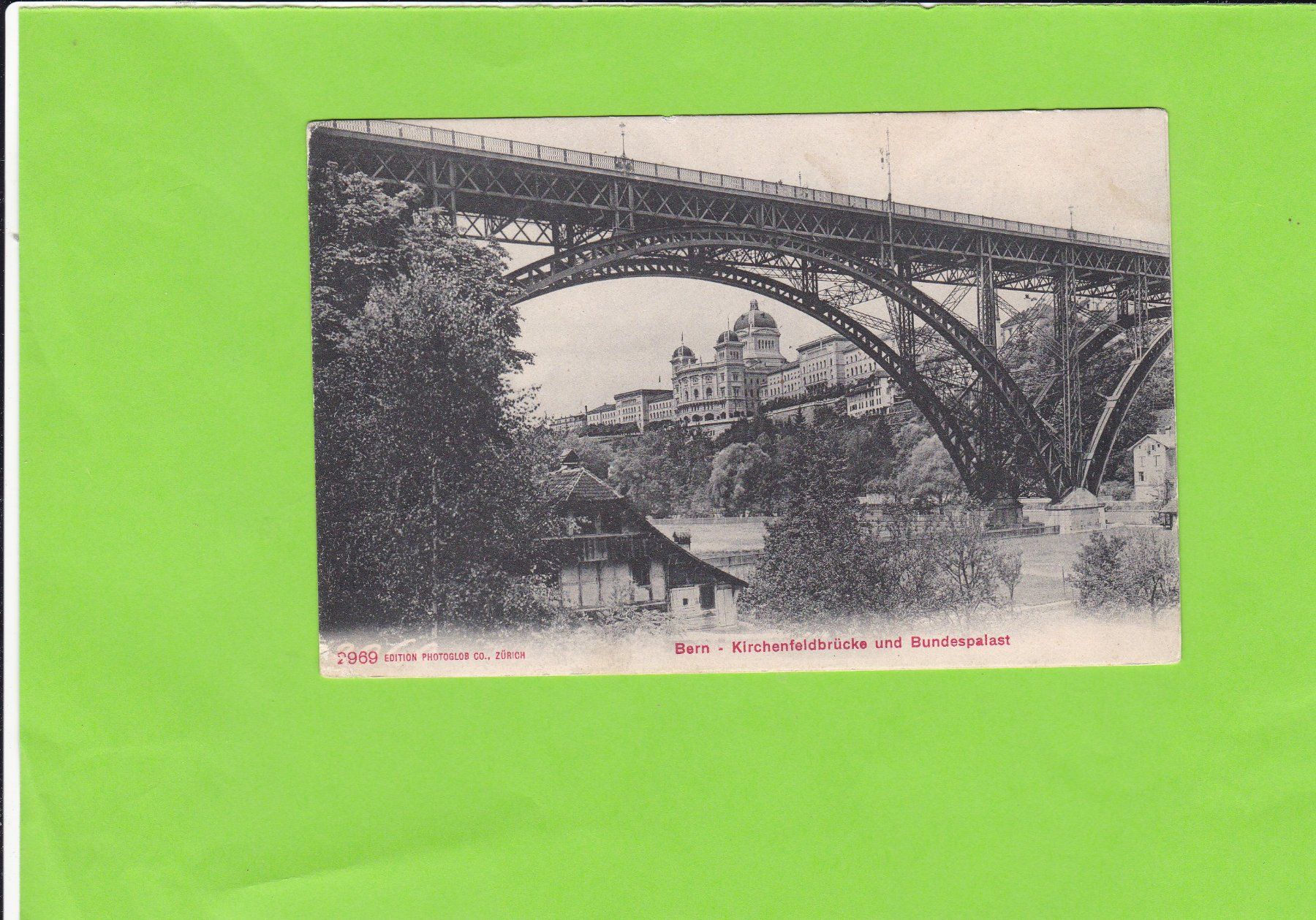 Cartes postales: Bern-Kirchenfeldbrücke und Bundespalast – D'occasion à St. Peterzell par neckertal