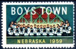 VIGNETTE 1959 BOYS TOWN NEBRASCA * OHNE GUMMI * - Q307