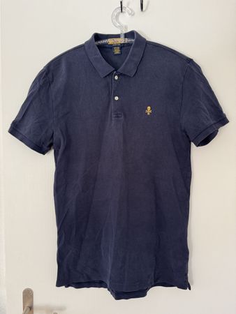 Ralph Lauren Rugby Poloshirt Vintage dunkelblau Grösse M 