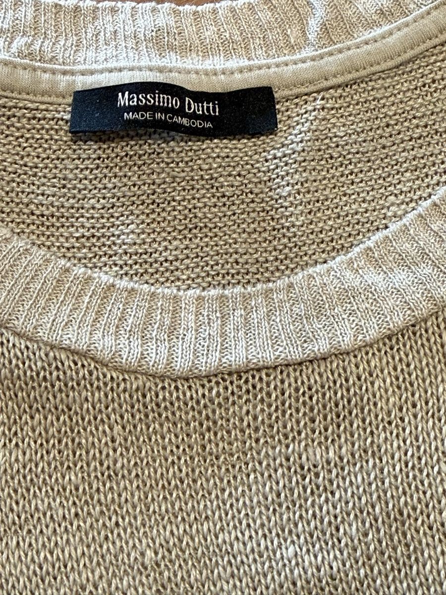 Massimo Dutti Top: Massimo Dutti 100% Leinen Top -  hellgrün Grösse S – Usato da Ottenbach venduto da Suni_82 1