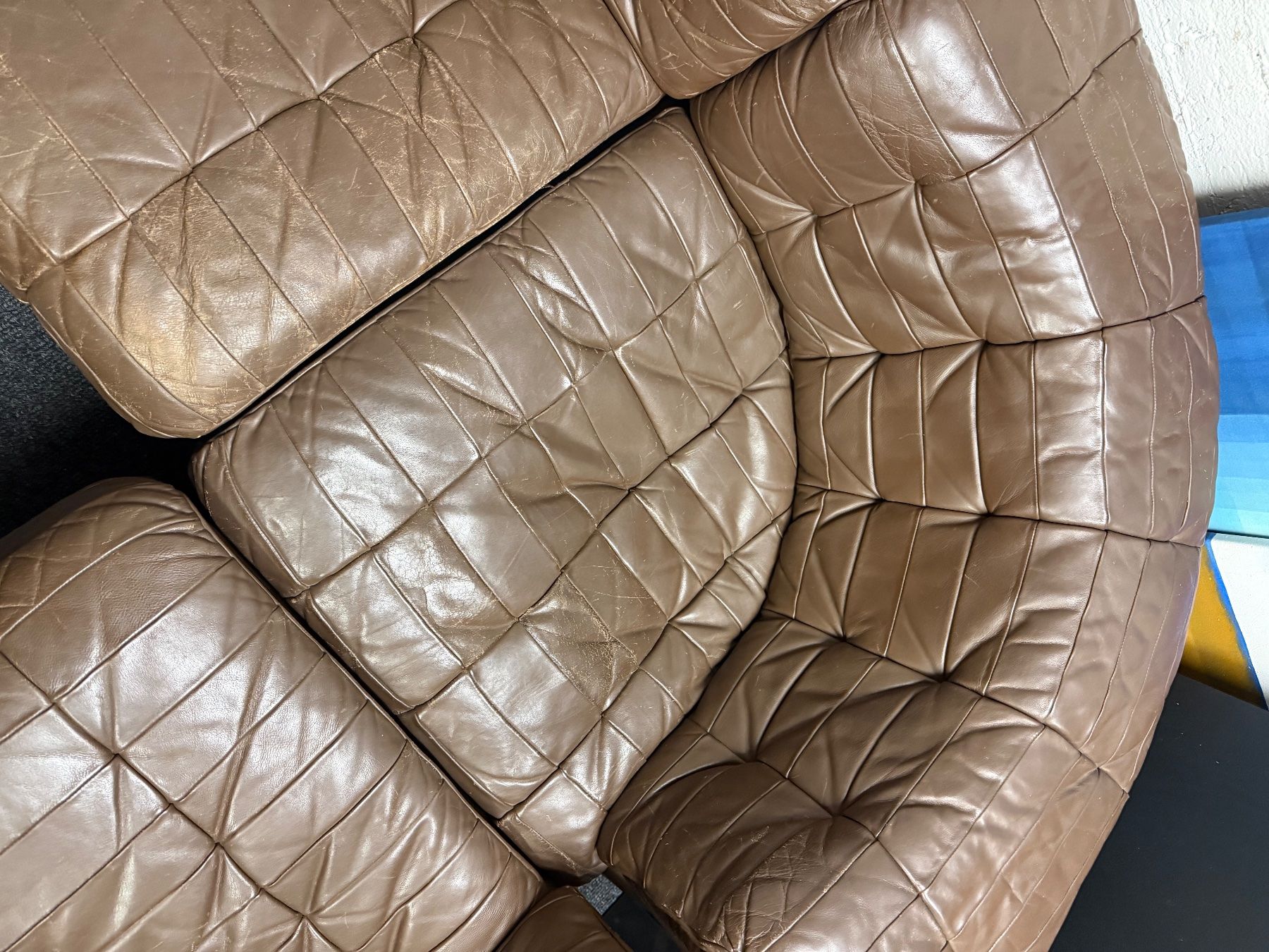 De Sede Divani: De Sede Sofa DS11 DS-11, vintage Patchwork Modular Sofa – Usato da zürich venduto da PapaMoll86 3