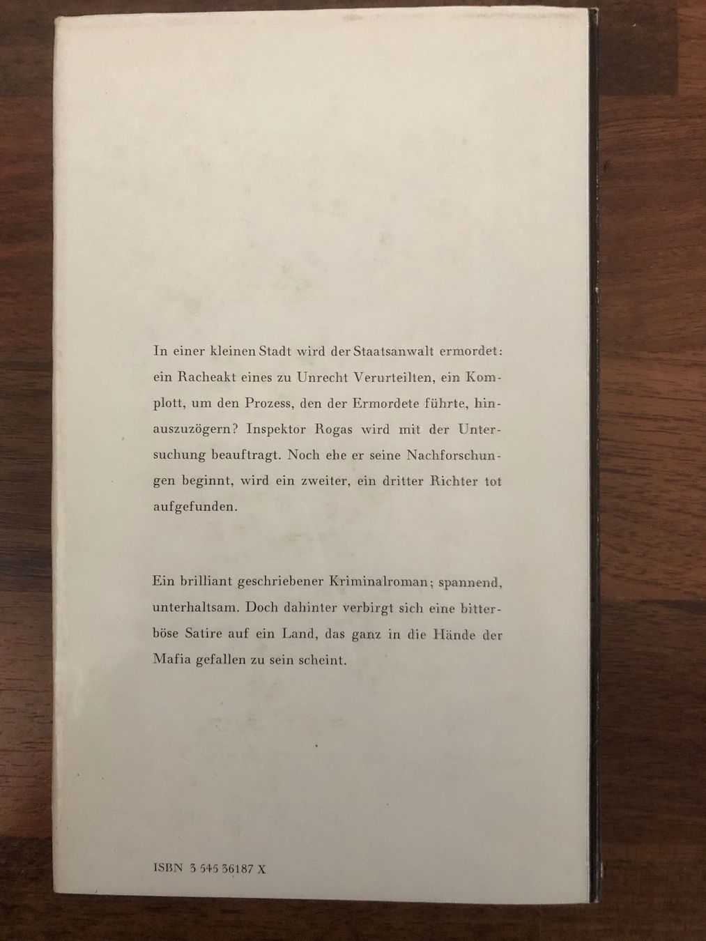 Libri: Tote Richter reden nicht, Leonardo Sciascia, Roman – Usato da Aarau venduto da R-O-G-E-R 3