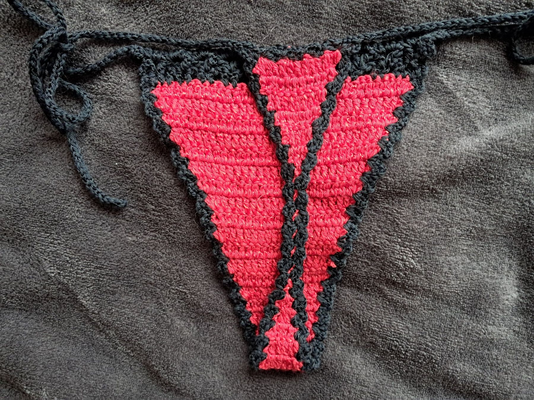 Costumi da bagno & Bikini: Häkel Bikini Set (String) handgemacht - grosse S – Nuovo (secondo la descrizione) da Dübendorf venduto da aga1_b 3