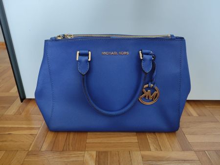 Sac Michael Kors bleu électrique avec sangle bandoulière