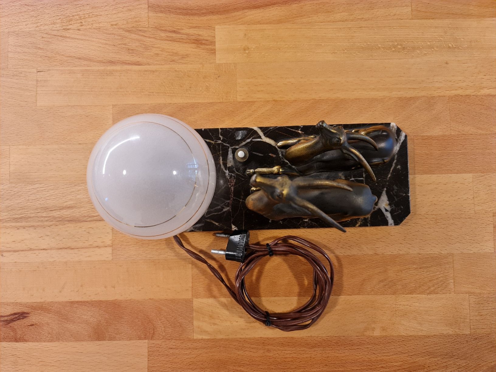 Lampade: Art Deco: Tierfiguren-Lampe – Usato da Basel venduto da Bafidu 5