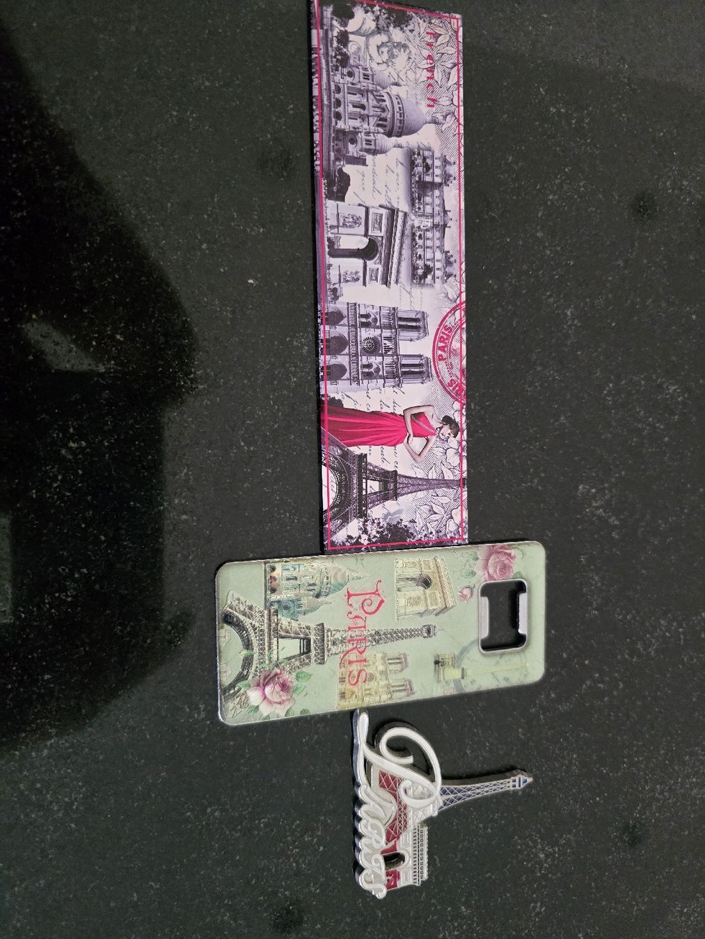 Calamite: Souvenir Set Paris Eiffelturm Flaschenoeffner Magnet – Usato da Derendingen venduto da Mil_l98S 1