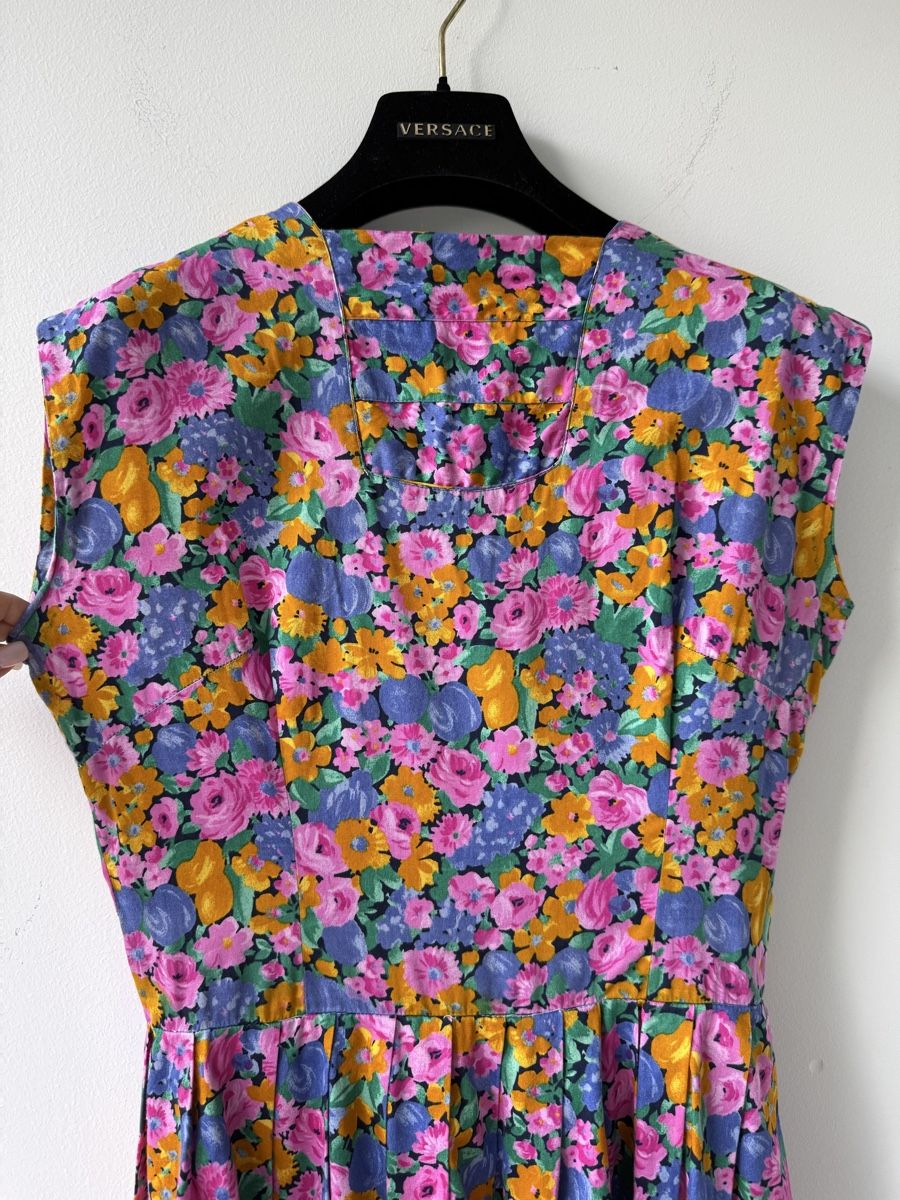 Robes: Abito donna floreale anni 80 taglia S – D'occasion à Castagnola par BlondiePosh 1