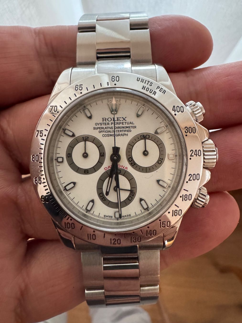 Rolex Orologi: Rolex Daytona Ref.: 116520, Light Cream – Usato da Chur venduto da lucretiawatches 2