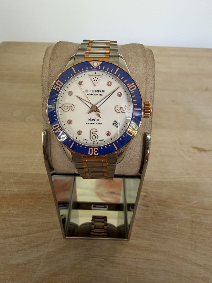 Eterna Orologi: Eterna Kontiki Damenarmbanduhr – Nuovo e nell'imballaggio originale da Schaffhausen venduto da oscarstahelag