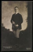 Foto-AK Hugo Erfurth: Kronprinz Georg vo