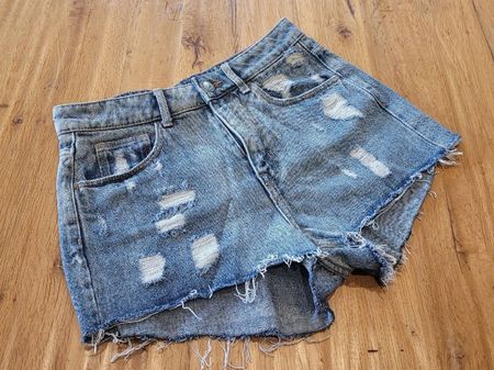 34 - Grösse, DENIM JEANS Shorts für Damen