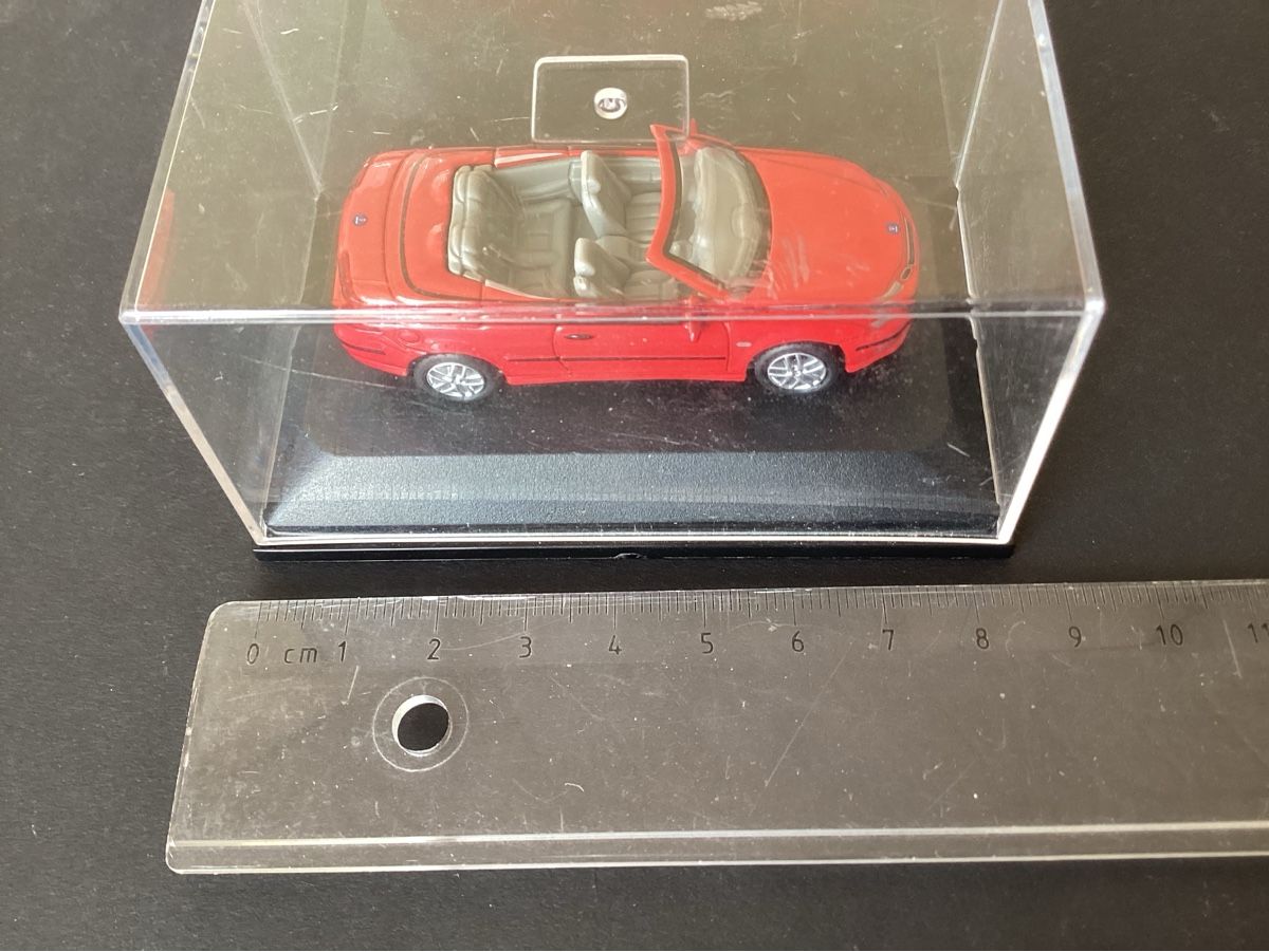 Saab Modellautos: Saab Cabriolet Modellauto rot  – Neu (gemäss Beschreibung) aus Rheineck von sualk49 3