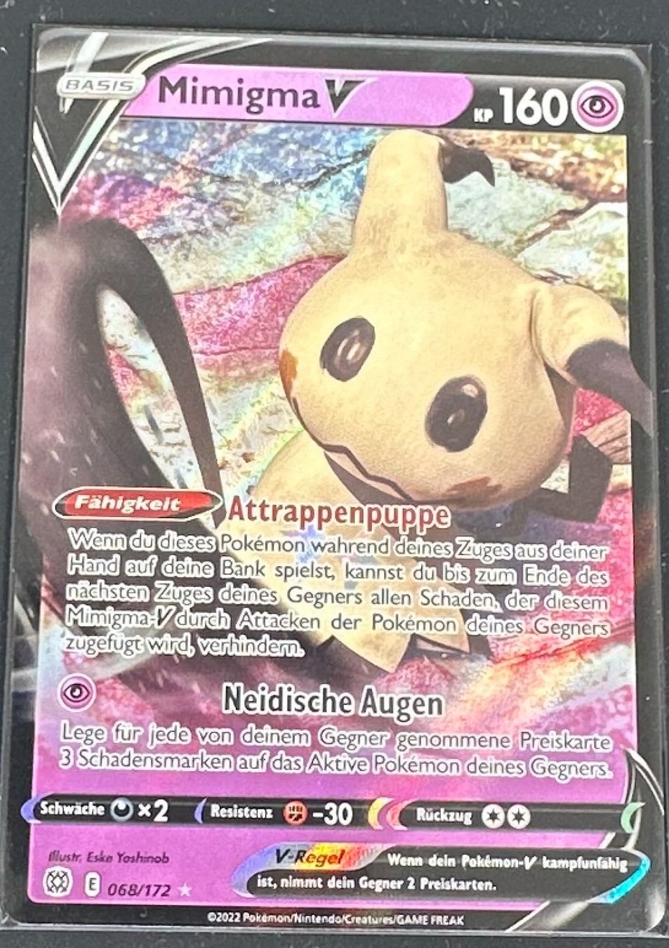Pokémon Carte collezionabili: Mimigma V 068/172 Deutsch Pokémon – Nuovo (secondo la descrizione) da Dübendorf venduto da TrimTrend