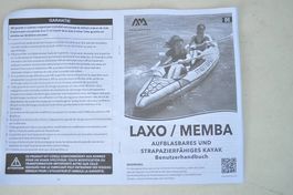 Kajak 2er LAXO aufblasbar NEU !