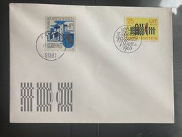 Liechtenstein 1965 FDC 100 J UIT / Österreich 1983 4S