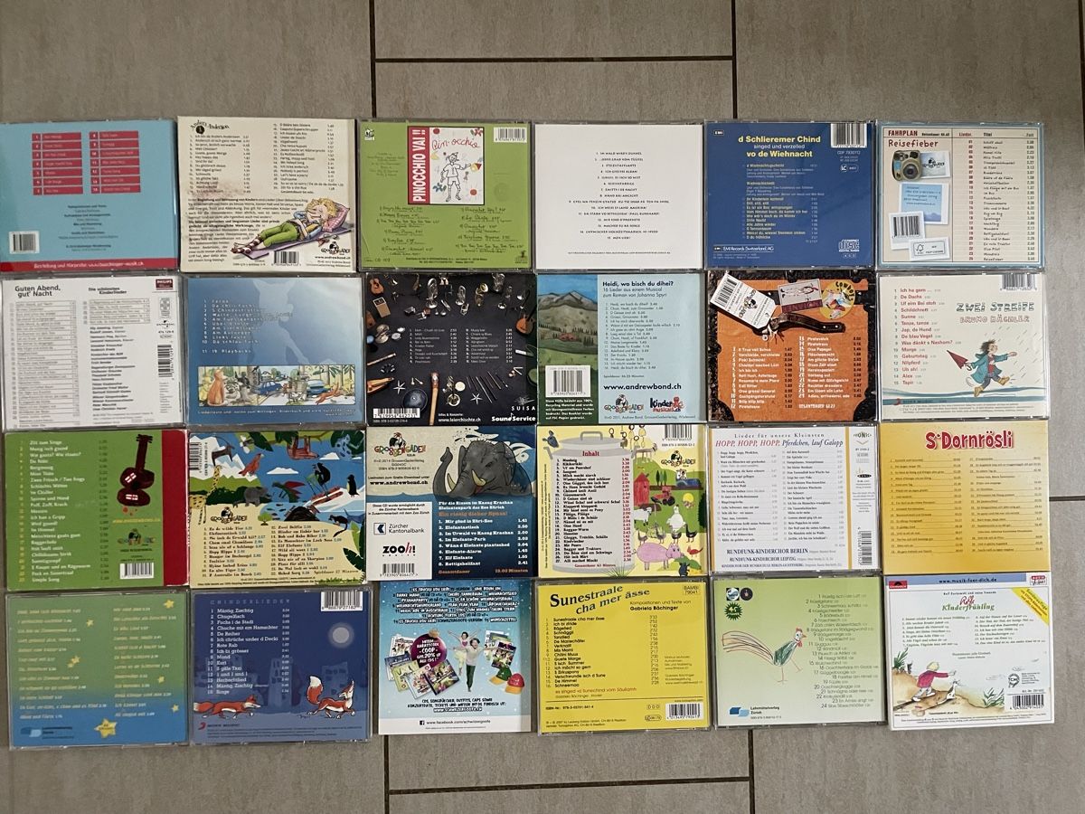 CDs: 36 CDs vollgepackt mit Kinderlieder – Gebraucht aus Reinach AG von trigger7811 1
