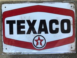 Texaco Motor oil benzin classic werbung reklame Tankstelle