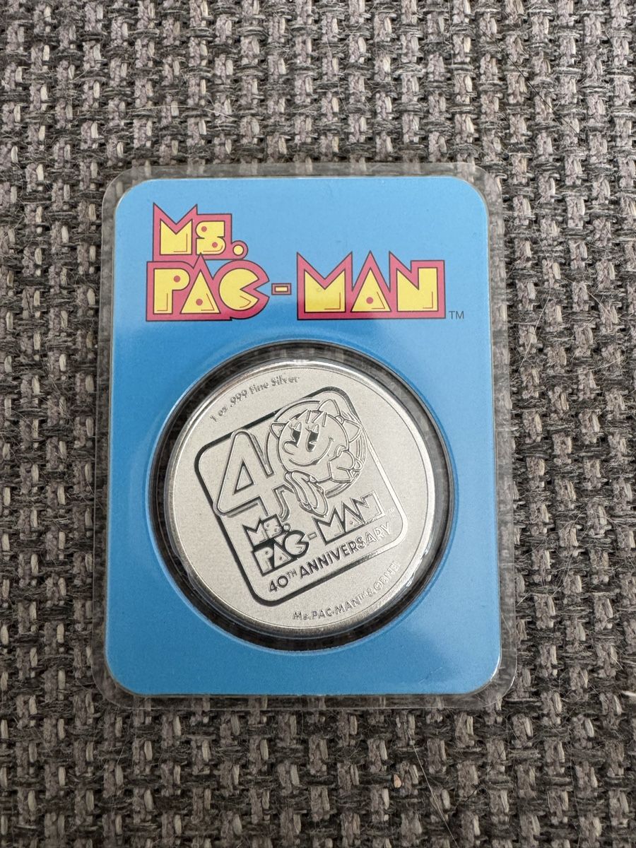 Alle Münzen: Silberunze 40. Jahrestag - Ms. Pac-Man – Neu und originalverpackt aus Alchenflüh von Dino_Z