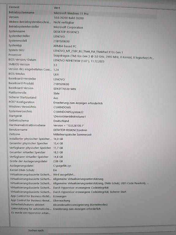 Notebooks: Lenovo ThinkPad X13s – Neu und originalverpackt aus Winterthur von siemasch 3