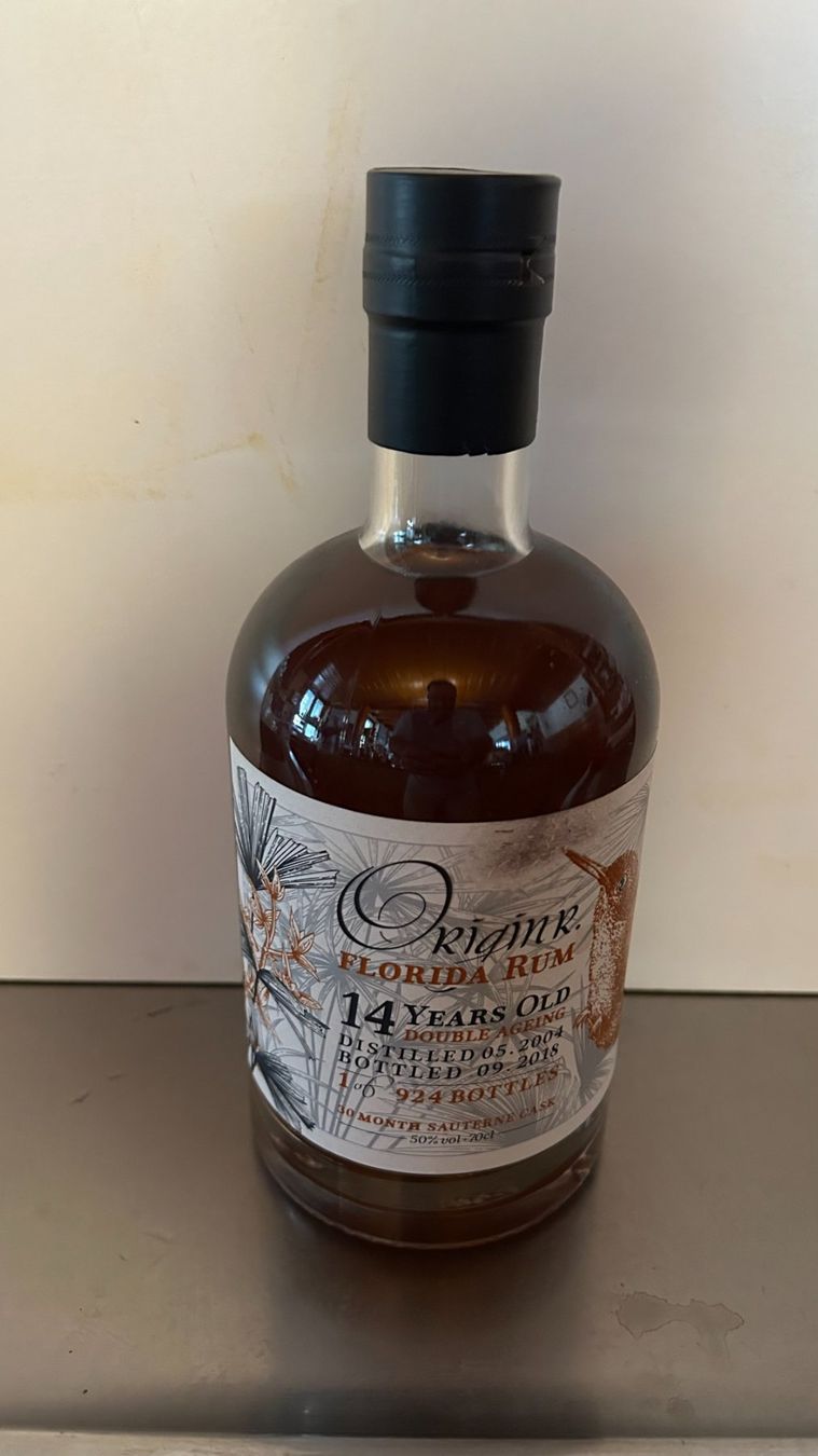 Spiritueux: Origin R. RUM Florida 14 Years Old 70cl – Neuf avec emballage d'origine à Montbovon par Galaxygate