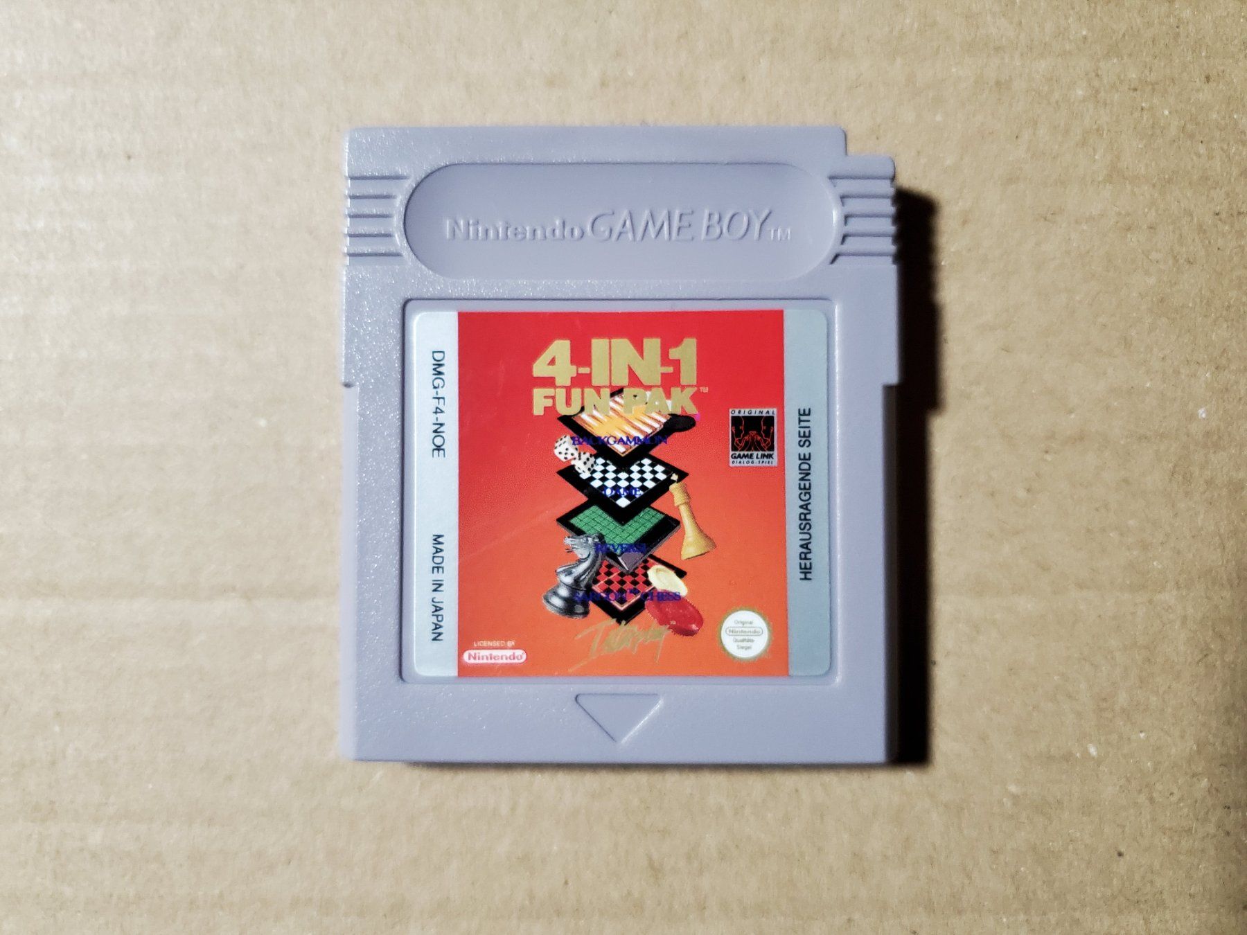 Nintendo Giochi: 4-in-1 Fun Pak GameBoy – Usato da Sion venduto da Audrey2780