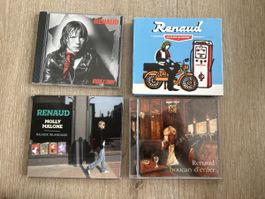 Lot de 4 CD de Renaud, bon état, musique française