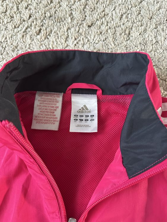 Adidas Giacche: Retro Adidas Jacket / Trainingsjacke pink Gr. S – Usato da Basel venduto da Oloir 1