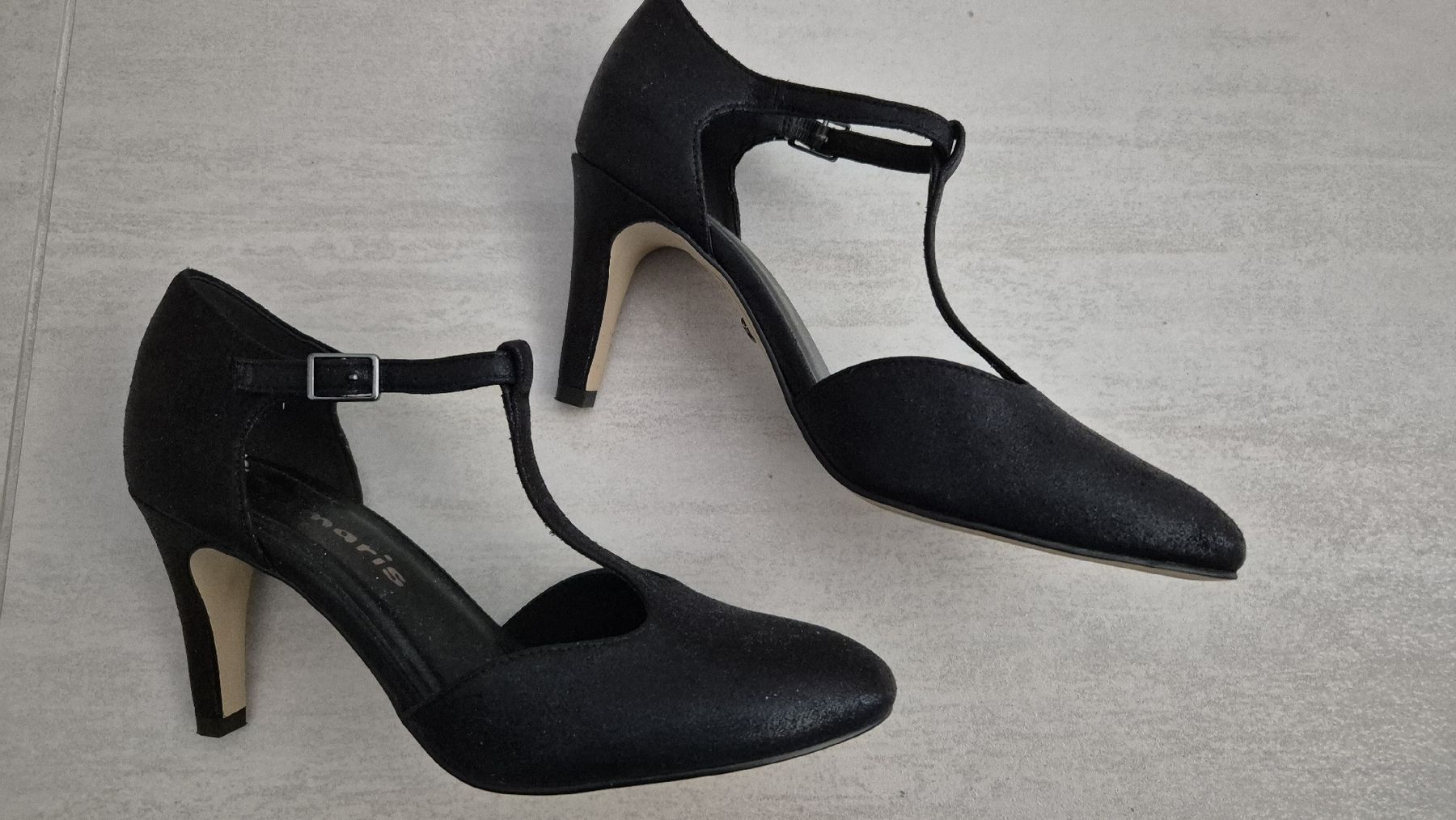 Tamaris Scarpe da donna: Gr. 38 TAMARIS Pumps schwarz – Nuovo (secondo la descrizione) da Cham venduto da Fantomar