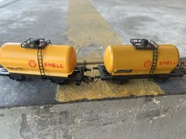 2x SHELL Kesselwagen FS Italia H0