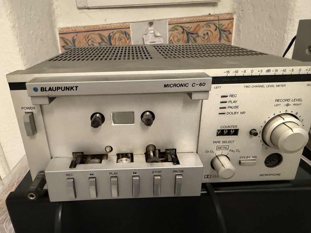 Blaupunkt Registratori: Blaupunkt RC-60 seltene Tapedeck – Difettoso da Trimbach venduto da SABO-61