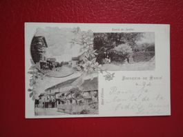Souvenir fe Marin Hotel Karte 1899 s/w Lithographie