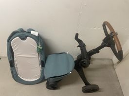 Stokke Xplory Kinderwagen blau mit Tragetasche gebraucht
