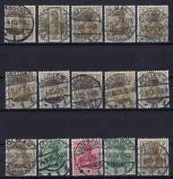 LUXUS Vollstempel Lot Deutsches Reich