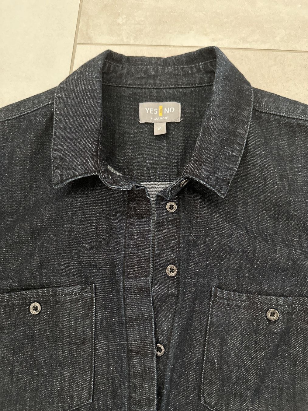 Camicette: Damen Jeanshemd grau – Usato da Zug venduto da Hehe 1