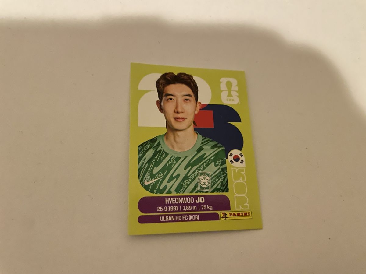 Panini Carte collezionabili: FIFA WM 2026 Hveonwod Jo KOR 2 – Nuovo (secondo la descrizione) da Winterthur venduto da Cobraforce