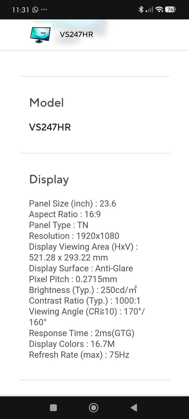 Asus Monitor: Ecrans ordinateur – Usato da Grugnay (Chamoson) venduto da Murphy2019 2