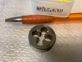 M 7.5 x 0.75 Schneideisen Filière, Neu von NORIS