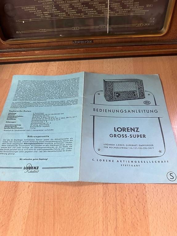 Radio: Radio ancienne Marque Lorenz  – Usato da Sorens venduto da car_j95c 3