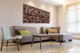 Holz-Mosaik | Schalldiffusor | Modernes Wohndesin