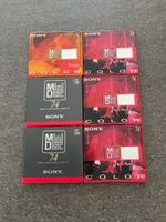 SONY MiniDisc 74 Min Digital Audio MDW-74 6er Set