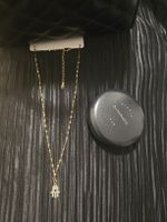 Hamsa Hand der Fatima Kette Gold Edelstahl