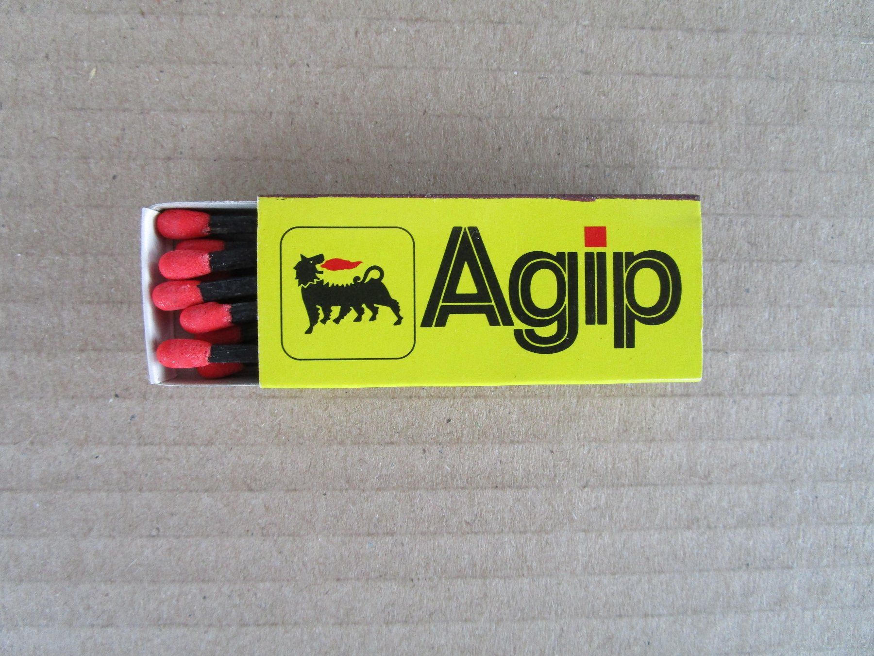 Accendini: Zündholz/Streichholz, von Agip – Nuovo (secondo la descrizione) da Grenchen venduto da Bass25