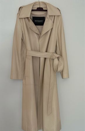 Simonetta Ravizza Milano — magnifique long trench en cuir