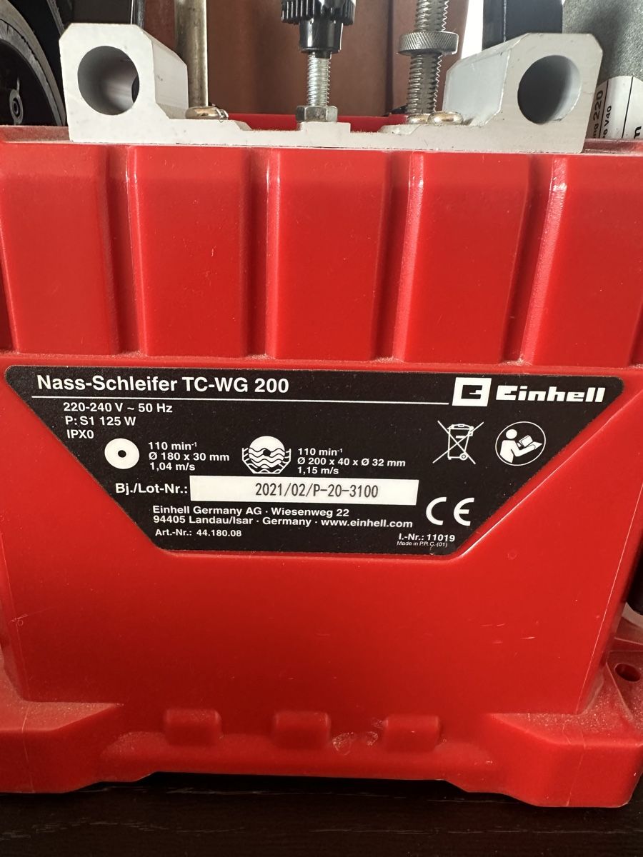 Einhell Tutti gli attrezzi: Wet Grinder Einhell TC-WG 200 with accessories – Usato da Uster venduto da sil_6ndz 9