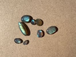 Labradorit Cabochons  ECHT!!!   top Farben/Glanz