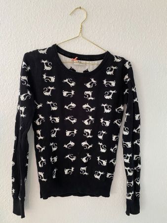 Original the perfect wave Pulli im Katzen Design in Gr. S