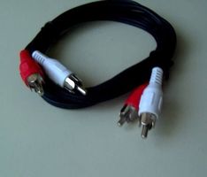 cabel cinch, Cinchkabel (doppelt) mit Cinchstecker 1,5 m