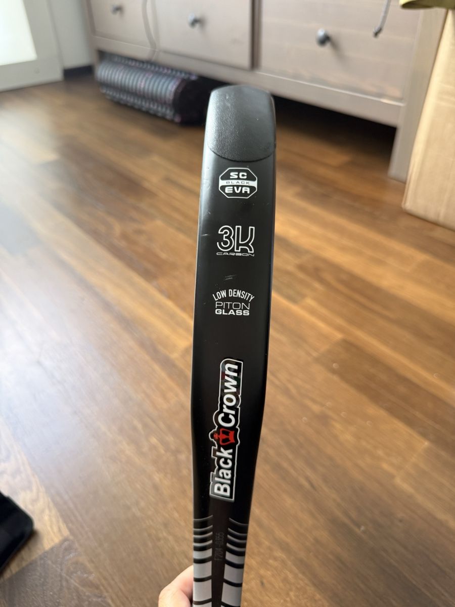 Racchette: Black Crown Piton 9.0 Padel Raquet – Usato da Uerikon venduto da kpr_t5k2 2